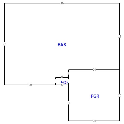 Building layout (traversing data) of this property