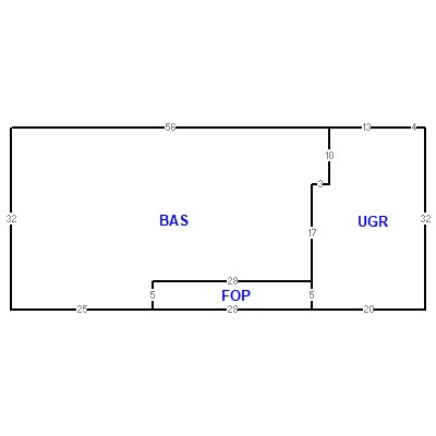 Building layout (traversing data) of this property