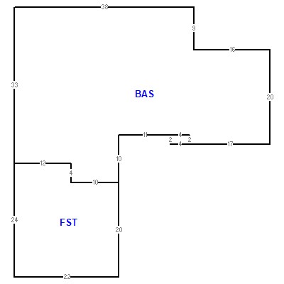 Building layout (traversing data) of this property