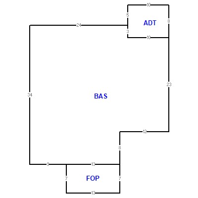 Building layout (traversing data) of this property