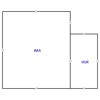 Building layout (traversing data) of this property