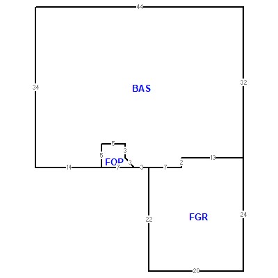 Building layout (traversing data) of this property