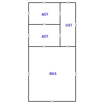 Building layout (traversing data) of this property