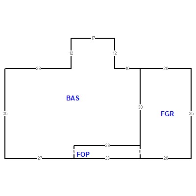 Building layout (traversing data) of this property