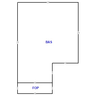 Building layout (traversing data) of this property