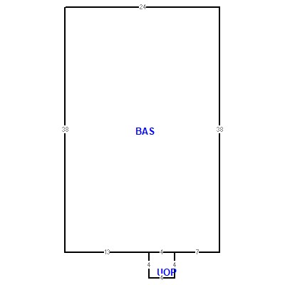 Building layout (traversing data) of this property