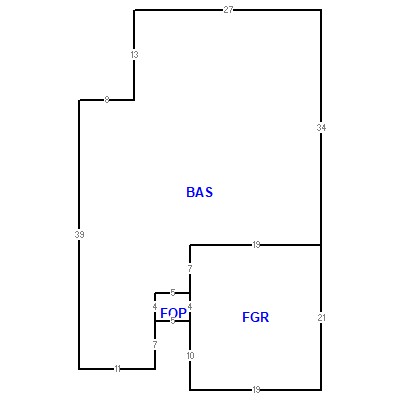 Building layout (traversing data) of this property