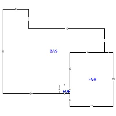 Building layout (traversing data) of this property