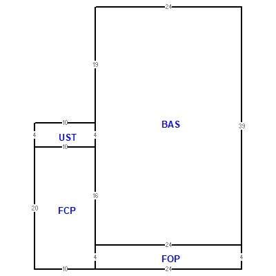 Building layout (traversing data) of this property