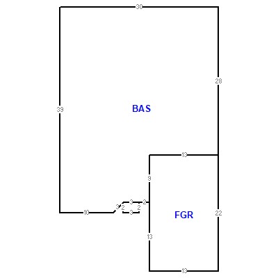 Building layout (traversing data) of this property