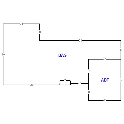 Building layout (traversing data) of this property