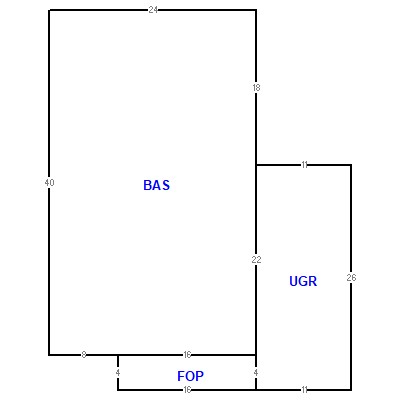 Building layout (traversing data) of this property