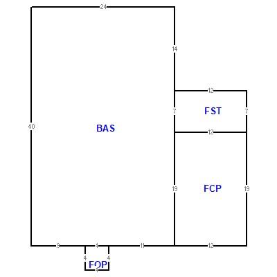 Building layout (traversing data) of this property