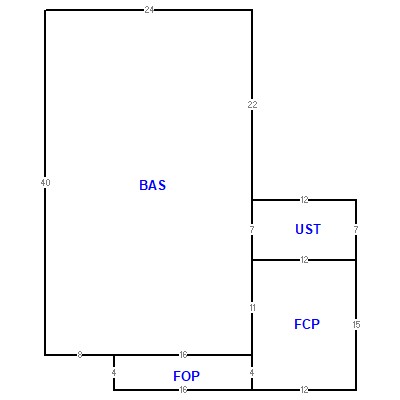 Building layout (traversing data) of this property