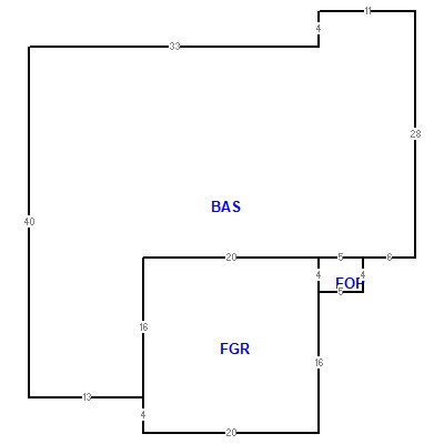Building layout (traversing data) of this property
