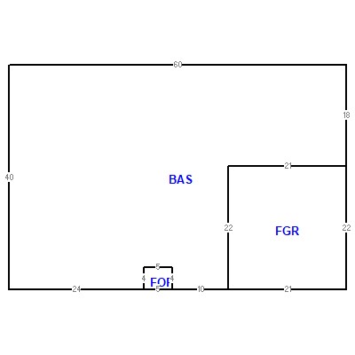 Building layout (traversing data) of this property