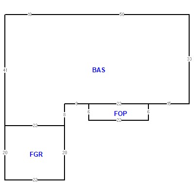 Building layout (traversing data) of this property