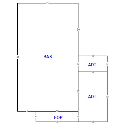 Building layout (traversing data) of this property