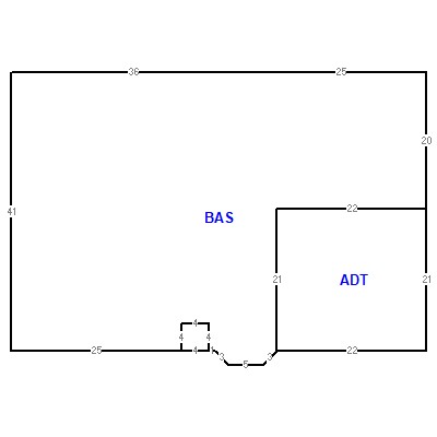 Building layout (traversing data) of this property