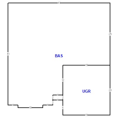 Building layout (traversing data) of this property