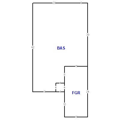 Building layout (traversing data) of this property