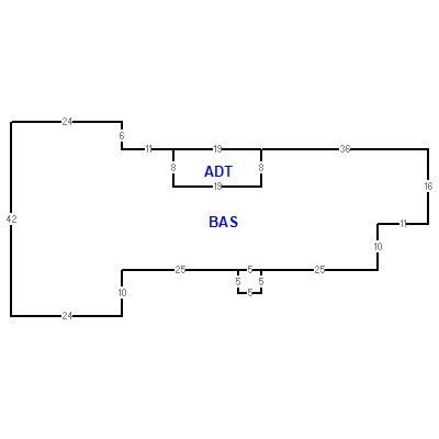 Building layout (traversing data) of this property