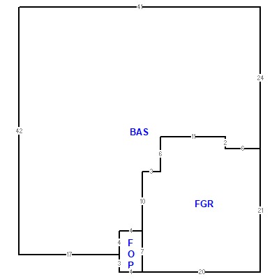 Building layout (traversing data) of this property