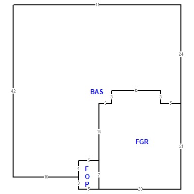 Building layout (traversing data) of this property