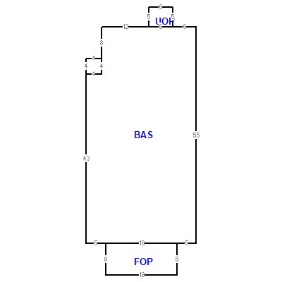 Building layout (traversing data) of this property
