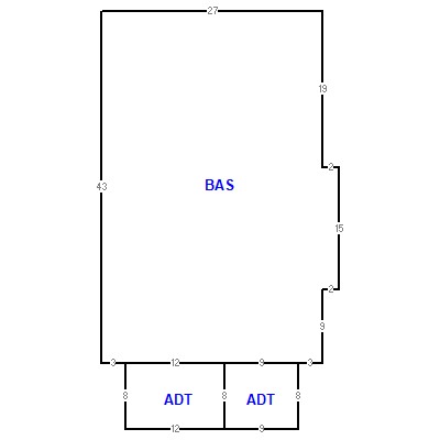 Building layout (traversing data) of this property