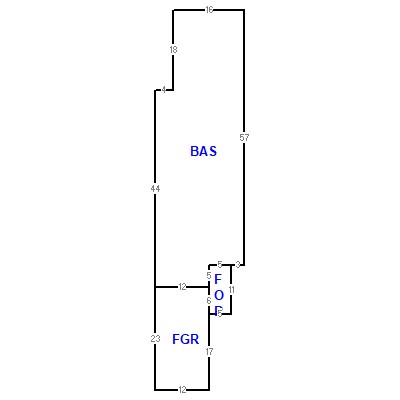 Building layout (traversing data) of this property