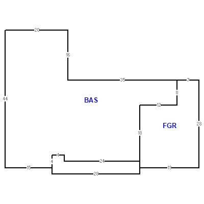 Building layout (traversing data) of this property