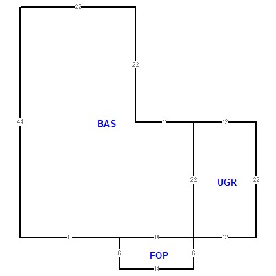 Building layout (traversing data) of this property