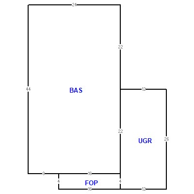Building layout (traversing data) of this property