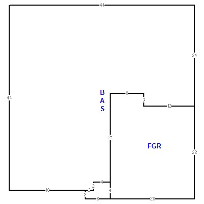 Building layout (traversing data) of this property
