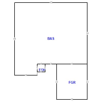 Building layout (traversing data) of this property