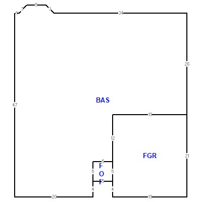Building layout (traversing data) of this property