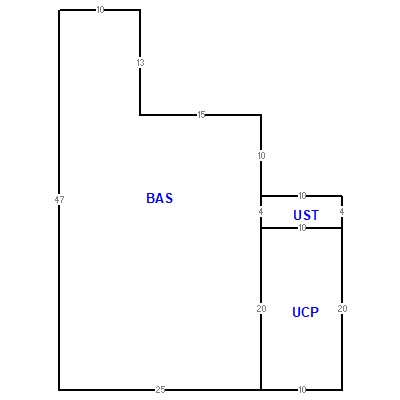 Building layout (traversing data) of this property