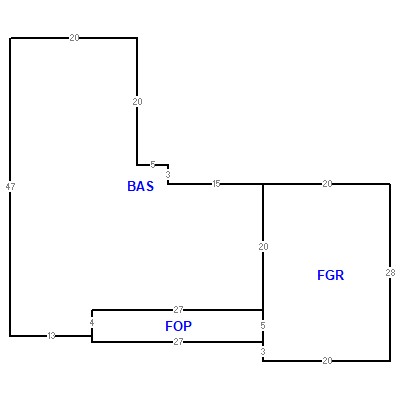 Building layout (traversing data) of this property
