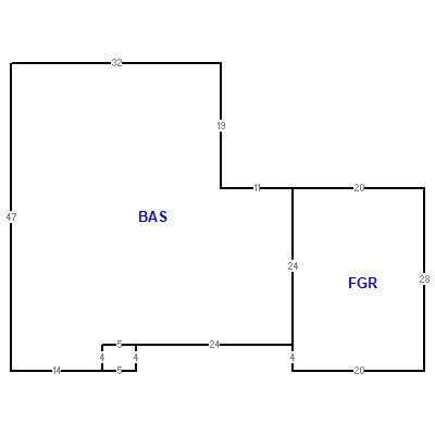 Building layout (traversing data) of this property