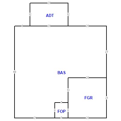 Building layout (traversing data) of this property