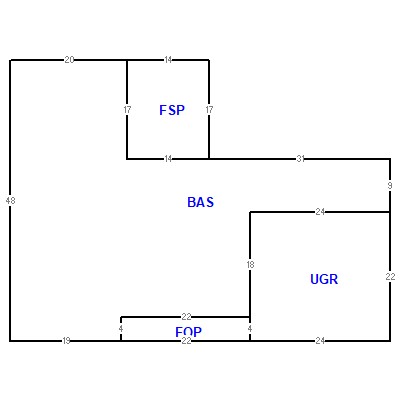 Building layout (traversing data) of this property
