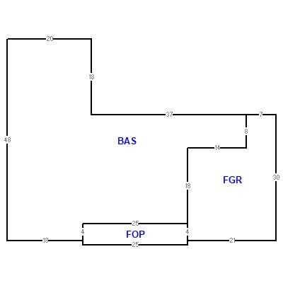 Building layout (traversing data) of this property