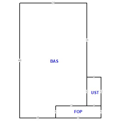 Building layout (traversing data) of this property