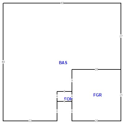 Building layout (traversing data) of this property