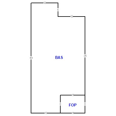 Building layout (traversing data) of this property