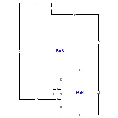 Building layout (traversing data) of this property