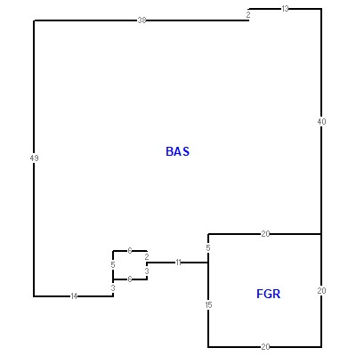 Building layout (traversing data) of this property