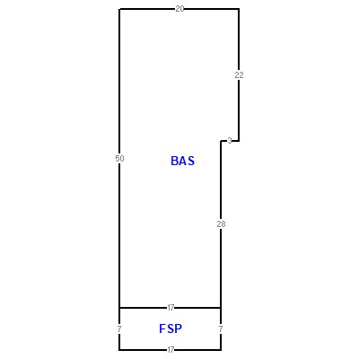 Building layout (traversing data) of this property