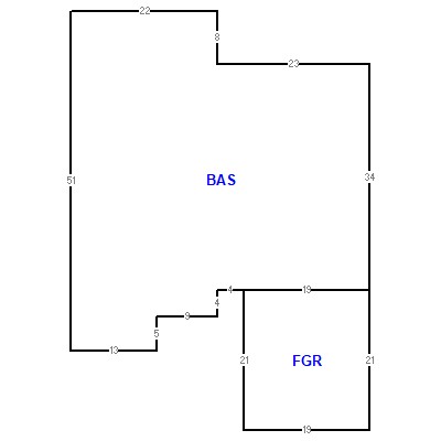 Building layout (traversing data) of this property